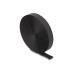 Delock Klettband auf Rolle mit Schlaufe Schwarz, 3 m