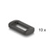 Delock Klettband auf Rolle mit Schlaufe Schwarz, 3 m