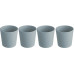 Koziol Trinkbecher Connect S 190 ml, 4 Stück, Blau Koziol Trinkbecher Connect S 190 ml, 4 Stück, Blau