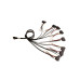 Broadcom SAS-Kabel SFF-8654 - 8x SFF-8639, 100 cm
