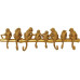 Kare Garderobenleiste Monkey 8 Haken, Gold Kare Garderobenleiste Monkey 8 Haken, Gold