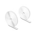 Delock Klettband 10 m x 20 mm mit Haft- und Flauschband Weiss