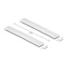 Delock Klettband 10 m x 20 mm mit Haft- und Flauschband Weiss
