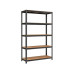 Songmics Regal 5 Ablagen Schwarz