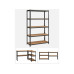Songmics Regal 5 Ablagen Schwarz