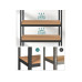 Songmics Regal 5 Ablagen Schwarz