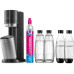Sodastream Wassersprudler DUO Megapack XL Schwarz