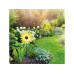 relaxdays Windrad Sonnenblume 70 cm