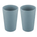 Koziol Trinkbecher Connect L 350 ml, 2 Stück, Blau Koziol Trinkbecher Connect L 350 ml, 2 Stück, Blau