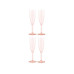 Bodum Outdoor-Champagnerglas Oktett 120 ml, Rosa, 4 Stück Bodum Outdoor-Champagnerglas Oktett 120 ml, Rosa, 4 Stück