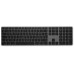 LMP Tastatur WKB-1243 BT Grau, CH-Layout mit Ziffernblock