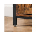 VASAGLE Kommode mit Schiebetür 70 x 80 cm, Braun/Schwarz VASAGLE Kommode mit Schiebetür 70 x 80 cm, Braun/Schwarz