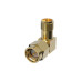Axis Zubehör TU6002 Rechtwinkliger SMA-Adapter Gold, 10 Stück