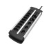 Schönenberger Steckdosenleiste ALU 11x T13, 2x Schuko, 2x Schalter