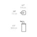 Simplehuman Seifenspender 295 ml, Weiss