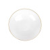 FURBER Suppen- & Pastateller Ø 20.5 cm, 6 Stück, Weiss/Gold