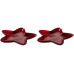 Leonardo Schale Palazzo 29 cm, 2 Stück, Rot