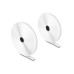 Delock Klettband 15 m x 20 mm mit Haft- und Flauschband Weiss