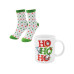 Sheepworld Fanartikel Tasse-Socken-Set Ho Ho Ho Grösse 36 - 40 Sheepworld Fanartikel Tasse-Socken-Set Ho Ho Ho Grösse 36 - 40