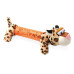 SwissPet Hunde-Spielzeug Dental-Leo, 33.5 cm, Orange