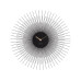 KARLSSON Wanduhr Peony Ø 45 cm, Schwarz