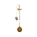 Star Trading Glasdekoration Kugel Bliss, 10 cm, Gold