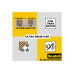 3M Filzgleiter Ultra Resistant, 24 mm x 22 mm, Grau, 12er Pack