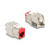 Delock Keystone-Modul RJ45 zu LSA, Cat.6A Farbig, 8 Stück
