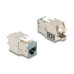 Delock Keystone-Modul RJ45 zu LSA, Cat.6A Farbig, 8 Stück