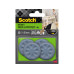 3M Möbelgleiter Move & Protect, Ø 40 mm, Grau, 4er Pack