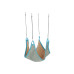 Kerbl Hängematte für Nager, 45 x 45 cm, Blau/Beige Kerbl Hängematte für Nager, 45 x 45 cm, Blau/Beige