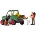 Schleich Spielfigurenset Farm World Waldbauer mit Fahrzeug