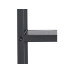 AC Design Wandregal Seaford 77 x 20 x 77 cm, Schwarz