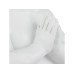 relaxdays Dekofigur Grabengel Weiss