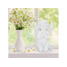relaxdays Dekofigur Grabengel Weiss