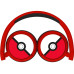 OTL On-Ear-Kopfhörer Pokémon Poké ball Rot; Weiss