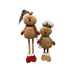 Dameco Weihnachtsfigur Lebkuchenmännchen ausziehbar 2er-Set