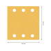 Bosch Professional Schleifpapier EXPERT C470, 115 x 107 mm, G 120, 10-tlg.