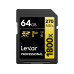 Lexar SDXC-Karte Professional 1800x Gold Series 64 GB Lexar SDXC-Karte Professional 1800x Gold Series 64 GB