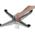 EASYmaxx Bartisch klappbar, 115 x 60 cm, Silber