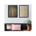 Wallxpert Bild Golden Tree 2 Stück, 34 x 44 cm
