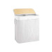 Songmics Wäschekorb  mit Deckel 100 l, Weiss