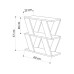 Woody Fashion Regal Lazena 60 x 57 x 22 cm, Weiss