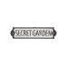 Esschert Design Wanddekoration Secret Garden 21.2 cm, Schwarz/Weiss
