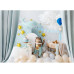 Partydeco Folienballon Wal 93 x 60 cm, Himmelblau
