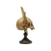 Kare Dekofigur King Skull Gold