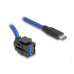 Delock Keystone-Modul USB 5 Gbps A zu USB Type-C Delock Keystone-Modul USB 5 Gbps A zu USB Type-C