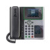 Poly Tischtelefon Edge E450 Grau/Schwarz/Weiss