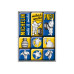 Nostalgic Art Magnet-Set Michelin 1 Stück, Blau/Gelb