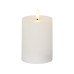 Star Trading LED-Kerze Flamme Flow, Ø 7.5 x 12.5 cm, Weiss